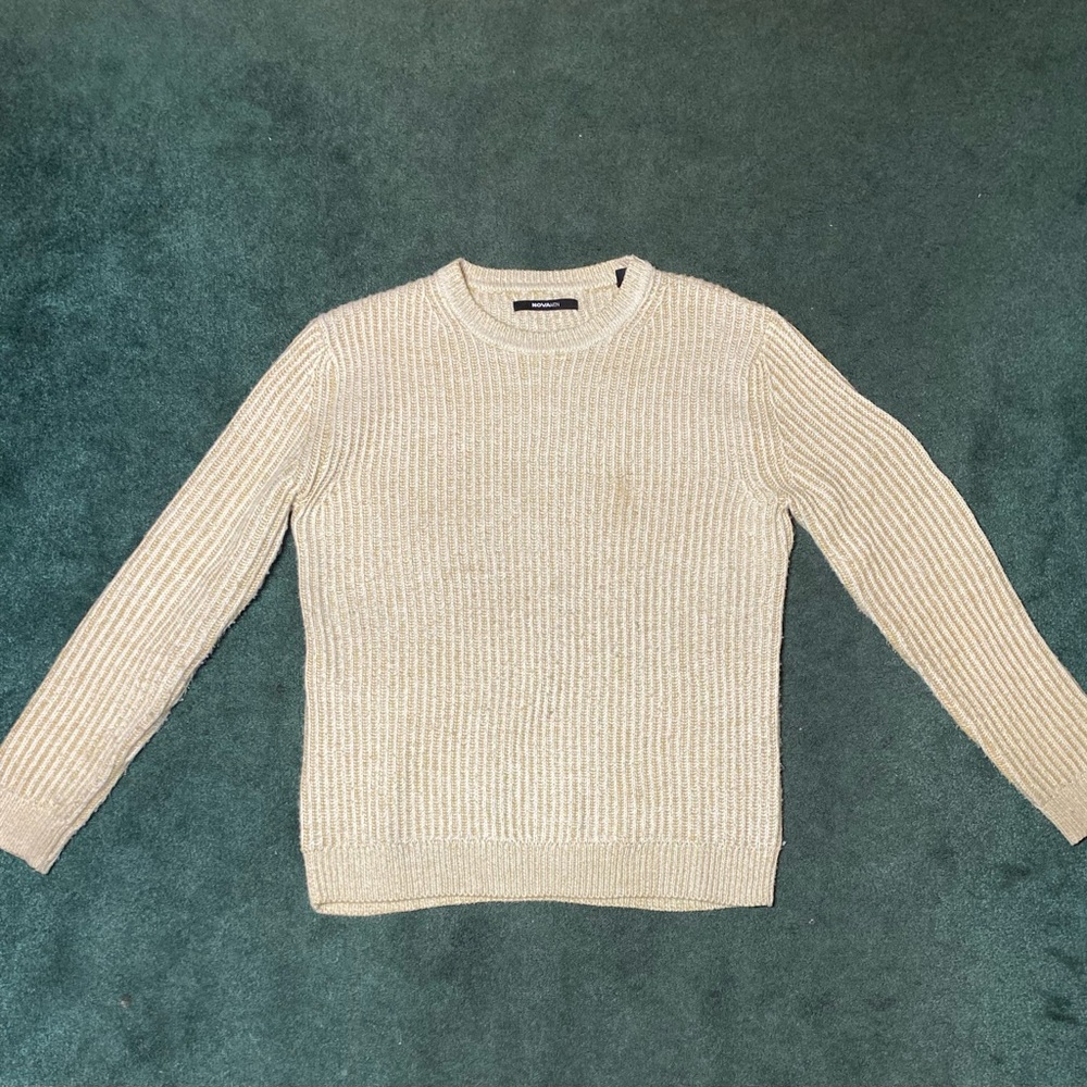 Beige Oversized Sweater